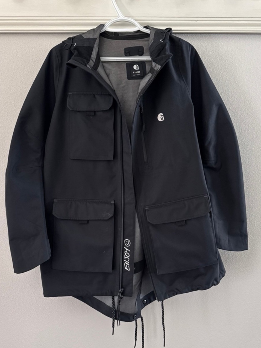Hurley X Carhartt Phantom Defender Water Resistant Coat. Mens XL *RARE*